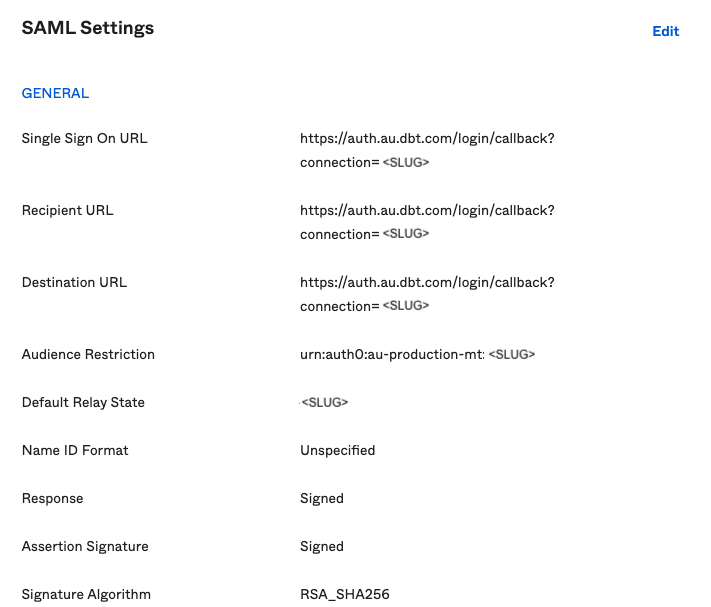 New Okta configuration completed New Okta configuration completed